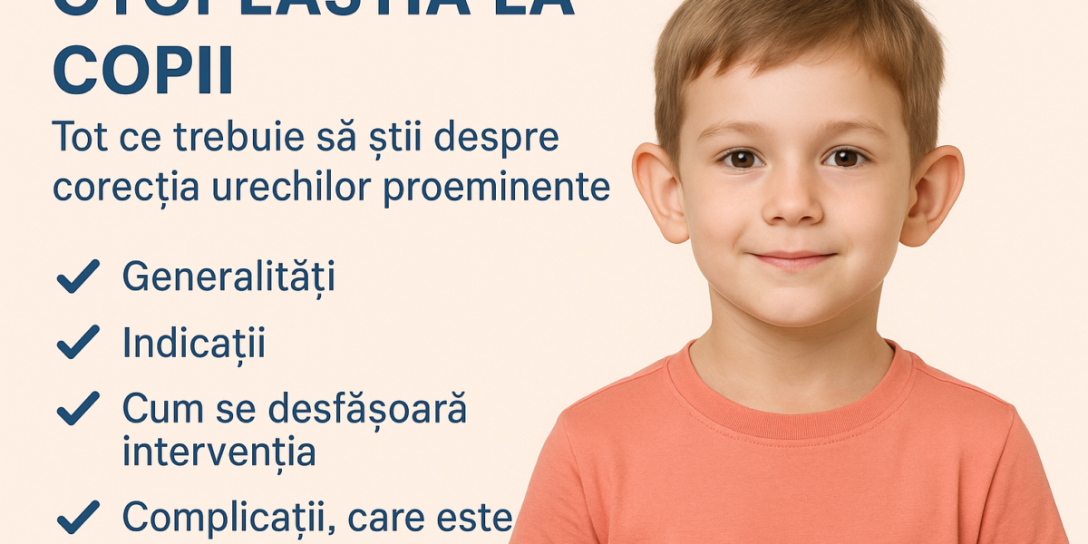 Află totul despre otoplastia la copii: când se recomandă, cum decurge operația cu anestezie generală, recuperarea și rezultatele naturale.