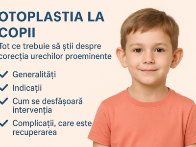 Află totul despre otoplastia la copii: când se recomandă, cum decurge operația cu anestezie generală, recuperarea și rezultatele naturale.